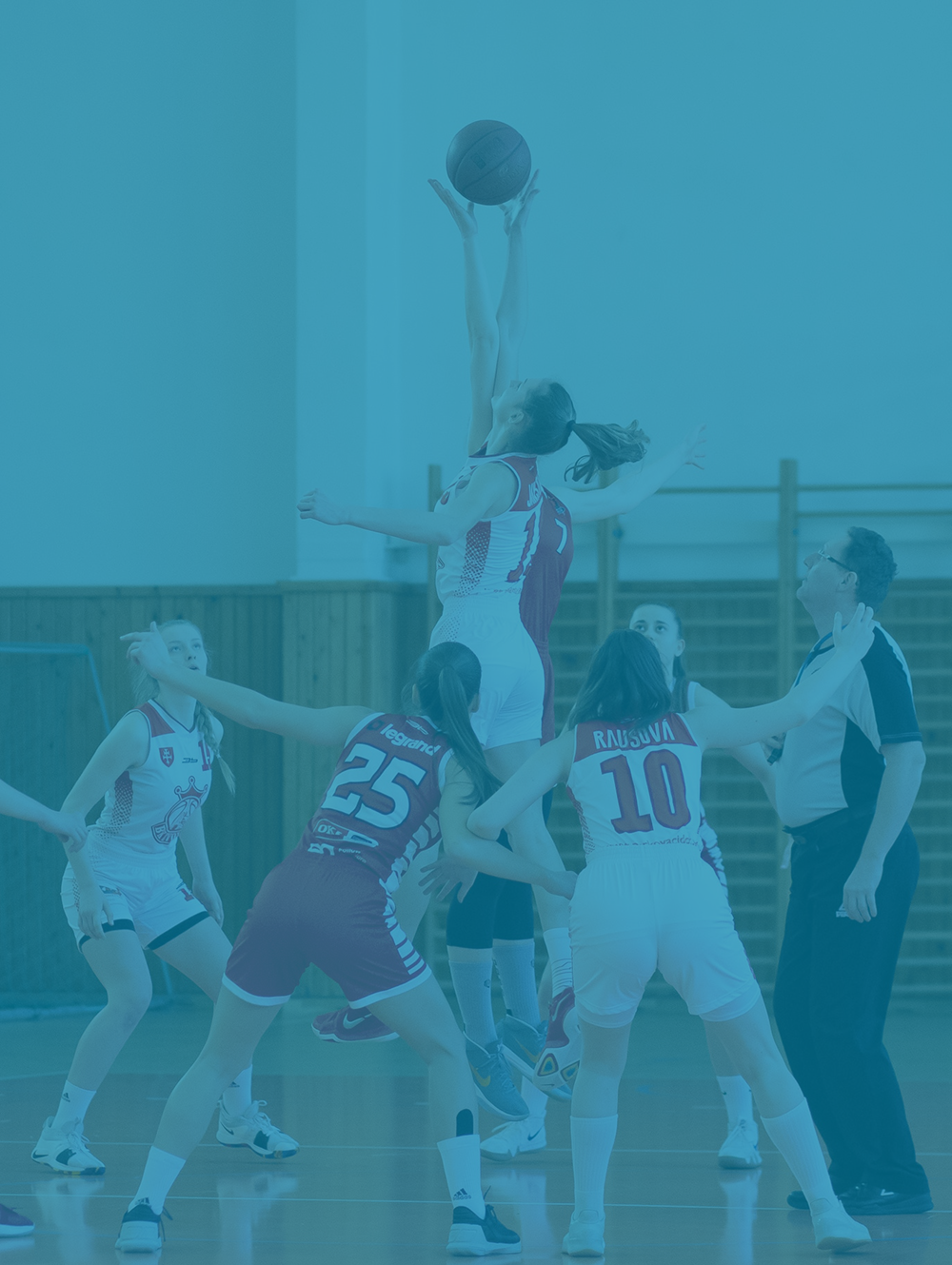 Female basket ball team